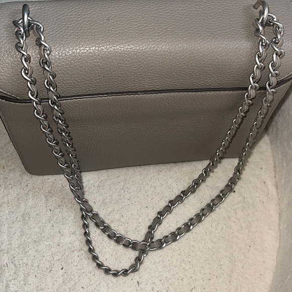 An authentic grey/taupe color Tory Burch Bag - Picture 9 of 9